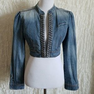 Guess Cropped Denim Jacket